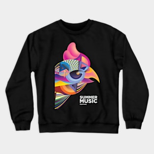 summer music festival Crewneck Sweatshirt